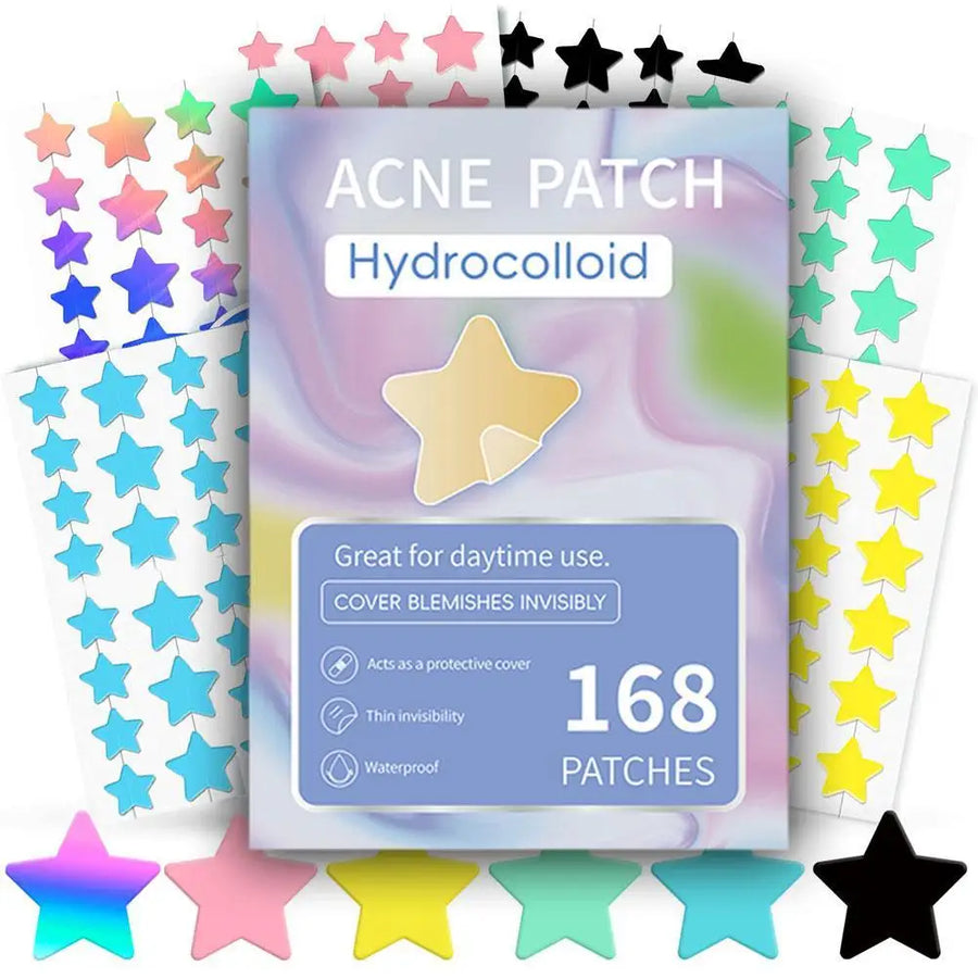 Star & Heart Pimple Patches — Hydrocolloid Acne Patches