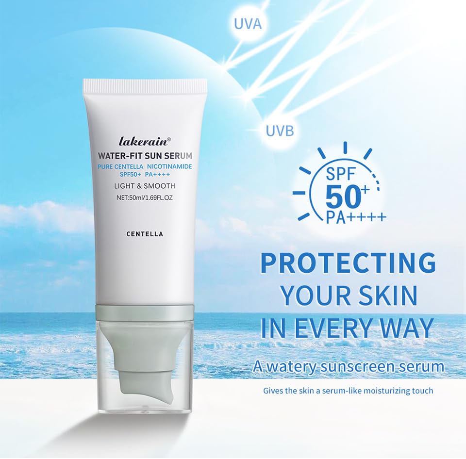 Centella Sunscreen SPF50 — Water-Fit Sun Serum (2-Pack)
