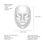 LumeGlow™ Wireless LED Light Therapy Face Mask — 7 Color Photon Skin Rejuvenation