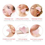 Rose Quartz Gua Sha Facial Massage Tool