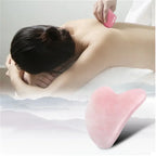 Rose Quartz Gua Sha Facial Massage Tool