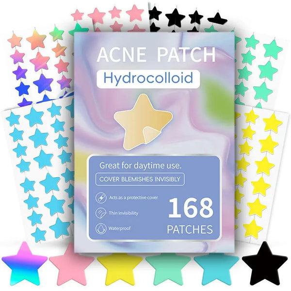 Star & Heart Pimple Patches — Hydrocolloid Acne Patches