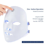 LumeGlow™ Wireless LED Light Therapy Face Mask — 7 Color Photon Skin Rejuvenation