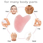 Rose Quartz Gua Sha Facial Massage Tool