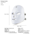 LumeGlow™ Wireless LED Light Therapy Face Mask — 7 Color Photon Skin Rejuvenation