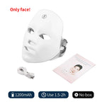 LumeGlow™ Wireless LED Light Therapy Face Mask — 7 Color Photon Skin Rejuvenation