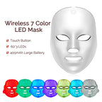 LumeGlow™ Wireless LED Light Therapy Face Mask — 7 Color Photon Skin Rejuvenation