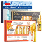 Vitamin C Brightening Serum — 24K Gold + Hyaluronic Acid