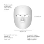 LumeGlow™ Wireless LED Light Therapy Face Mask — 7 Color Photon Skin Rejuvenation
