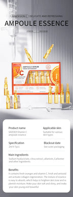 Vitamin C Brightening Serum — 24K Gold + Hyaluronic Acid