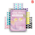 Star & Heart Pimple Patches — Hydrocolloid Acne Patches