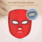 LumeGlow™ Wireless LED Light Therapy Face Mask — 7 Color Photon Skin Rejuvenation