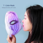 LumeGlow™ Wireless LED Light Therapy Face Mask — 7 Color Photon Skin Rejuvenation