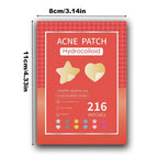 Star & Heart Pimple Patches — Hydrocolloid Acne Patches