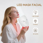 LumeGlow™ Wireless LED Light Therapy Face Mask — 7 Color Photon Skin Rejuvenation