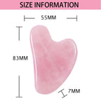 Rose Quartz Gua Sha Facial Massage Tool